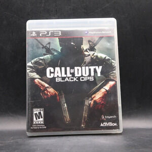 Call of Duty Black Ops Video Game w/ Manual PS3 Playstation 3 2010 Untested